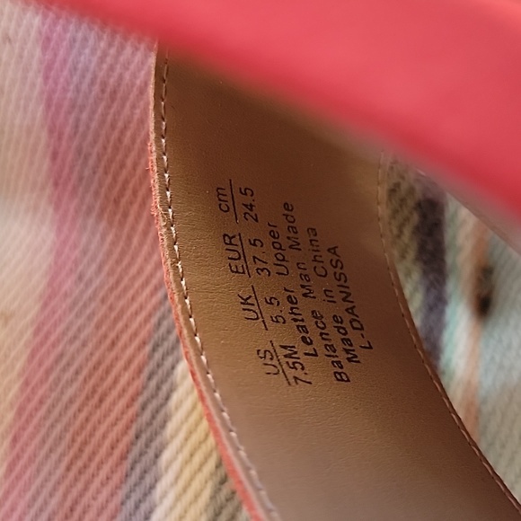 Franco Sarto Coral Wedge Sandals Size 7.5M - Picture 6 of 6